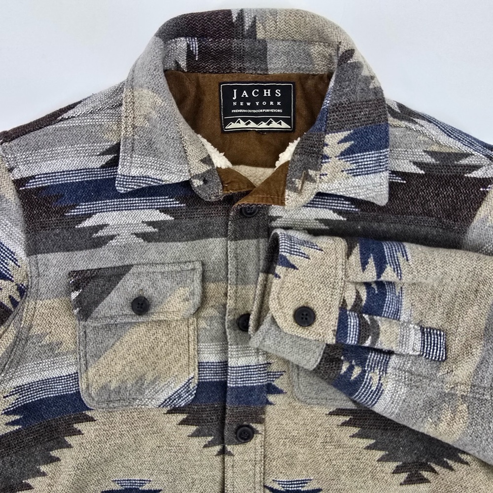 Jachs Men’s Aztec Shirt Jacket Sz M/L